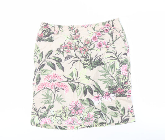 Laura Ashley Women's Floral Pencil Skirt, Size 14