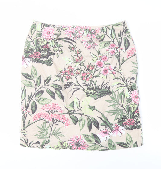 Laura Ashley Women's Floral Pencil Skirt, Size 14