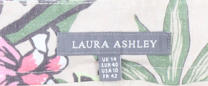 Laura Ashley Women's Floral Pencil Skirt, Size 14