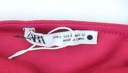 Womens UK Size S Zara Red Camisole Tank