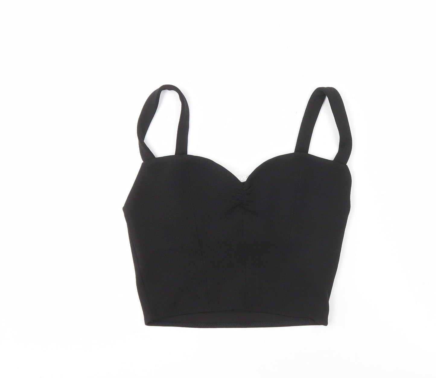 Womens UK Size M Zara Black Camisole Tank