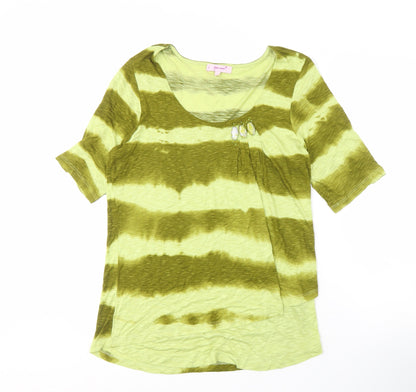 Womens UK Size 16 Marks and Spencer Green Basic T-Shirt