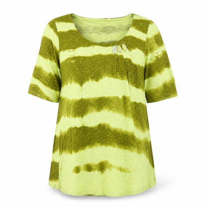 Womens UK Size 16 Marks and Spencer Green Basic T-Shirt