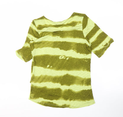 Womens UK Size 16 Marks and Spencer Green Basic T-Shirt