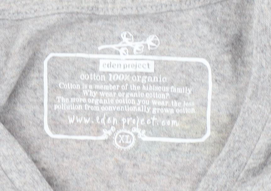 Eden Project Men's XL Grey Music Graphic T-Shirt