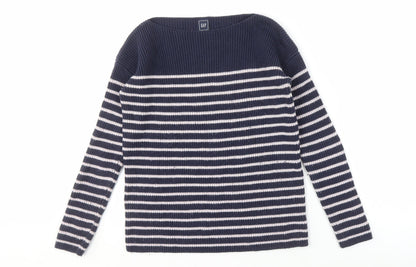 Womens UK Size S Gap Blue Pullover Jumper