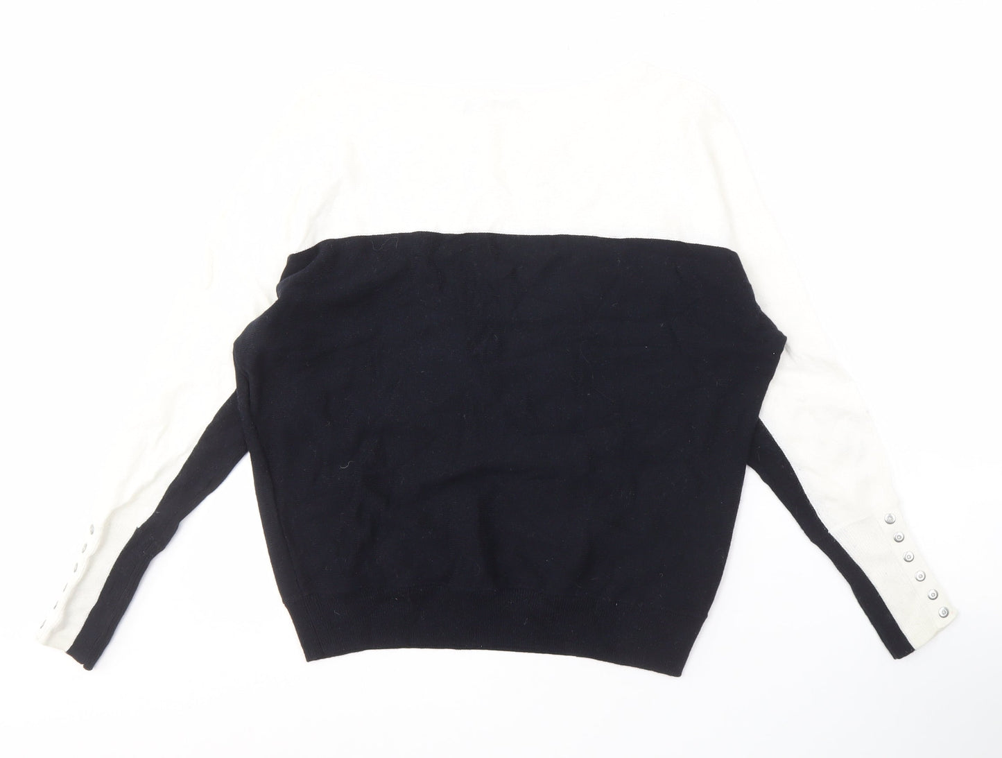 Womens UK Size XS Mint Velvet Black Pullover Jumper