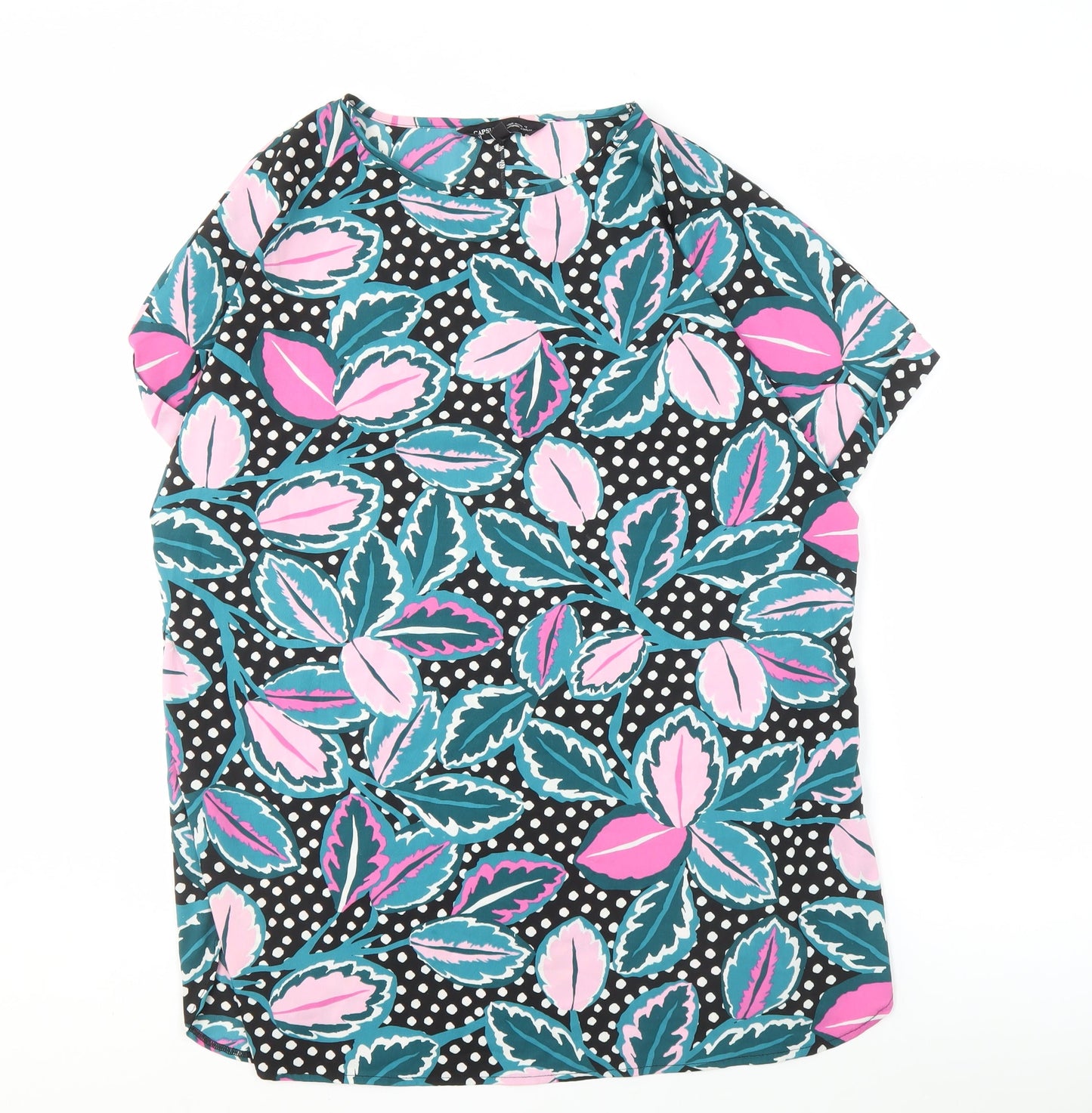 Capsule Women's Floral Multicoloured Blouse Size 14