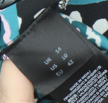 Capsule Women's Floral Multicoloured Blouse Size 14