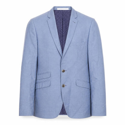 Front view of Burton Menswear London Blue Blazer Men 38 Slim Fit