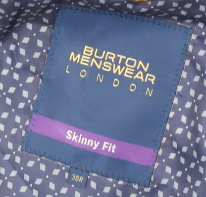 Mens UK Size 38 Burton Regular Blue Suit Jacket