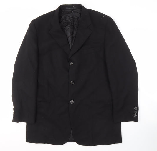 Mens UK Size 42 NEXT Regular Black Suit Jacket