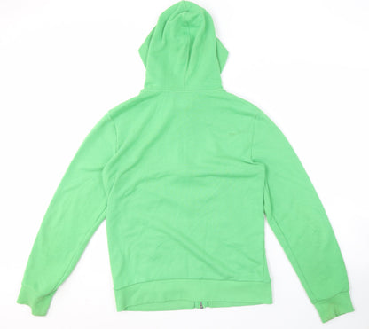 Teens UK Size XL Converse Green Full Zip Hoodie