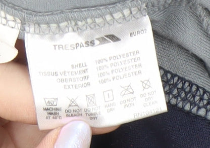 Trespass Men's Blue Fleece Sweatshirt, 1/2 Zip, M