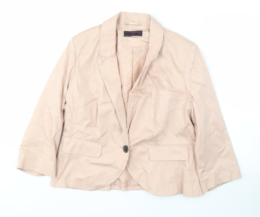 New Look Women’s Beige Blazer Size 18