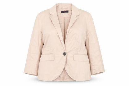 Womens UK Size 18 New Look Regular Beige Blazer
