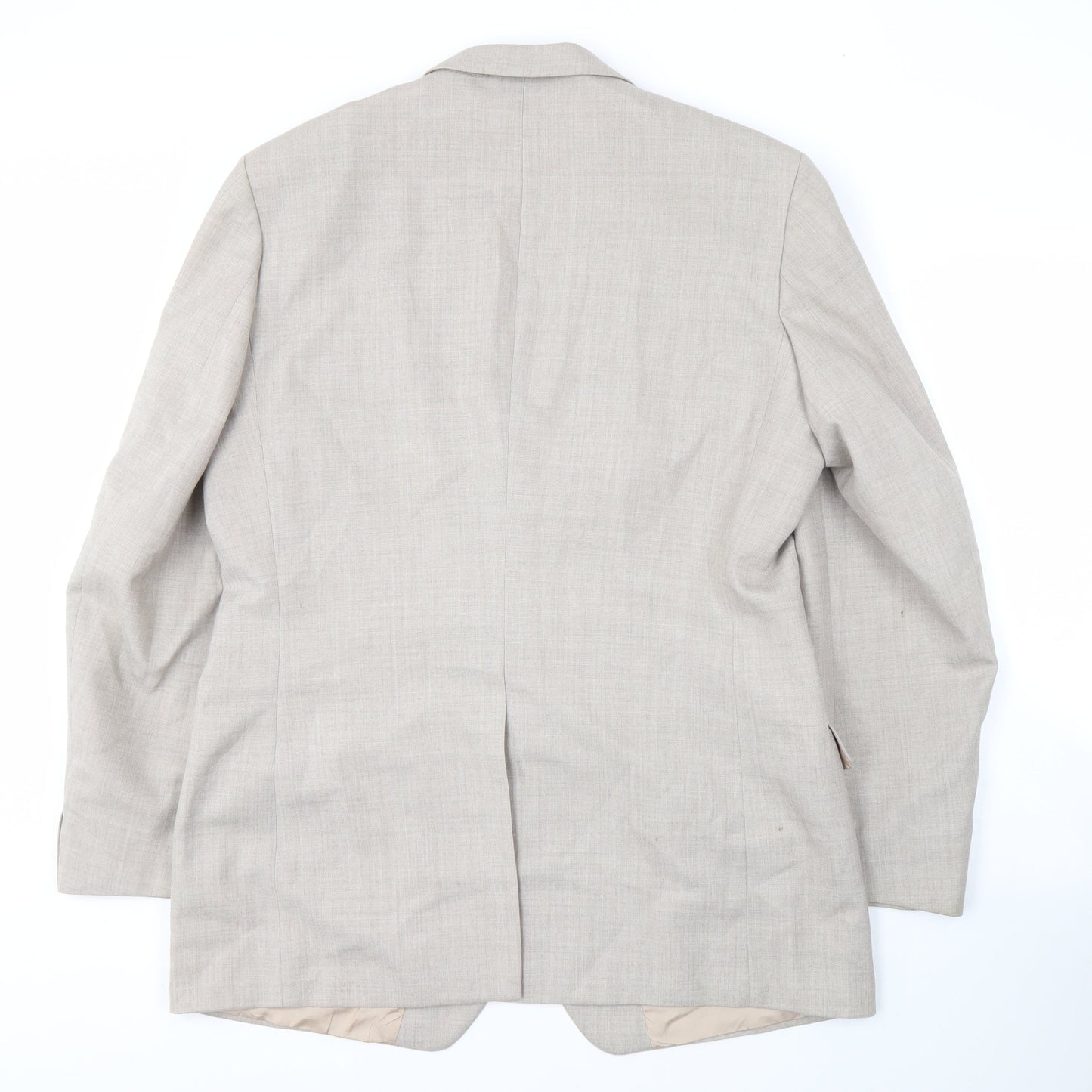 Mens UK Size 44 St Michael Regular Beige Suit Jacket