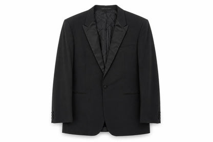 St Michael Men's Black Long Blazer Jacket 42