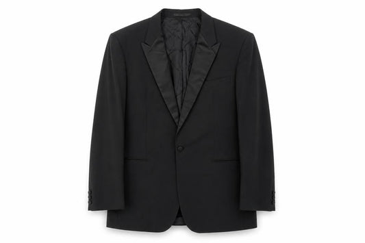 St Michael Men's Black Long Blazer Jacket 42