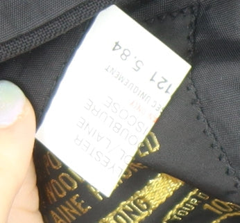 St Michael Men's Black Long Blazer Jacket 42