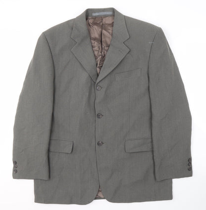Mens UK Size 40 Principles Regular Grey Suit Jacket