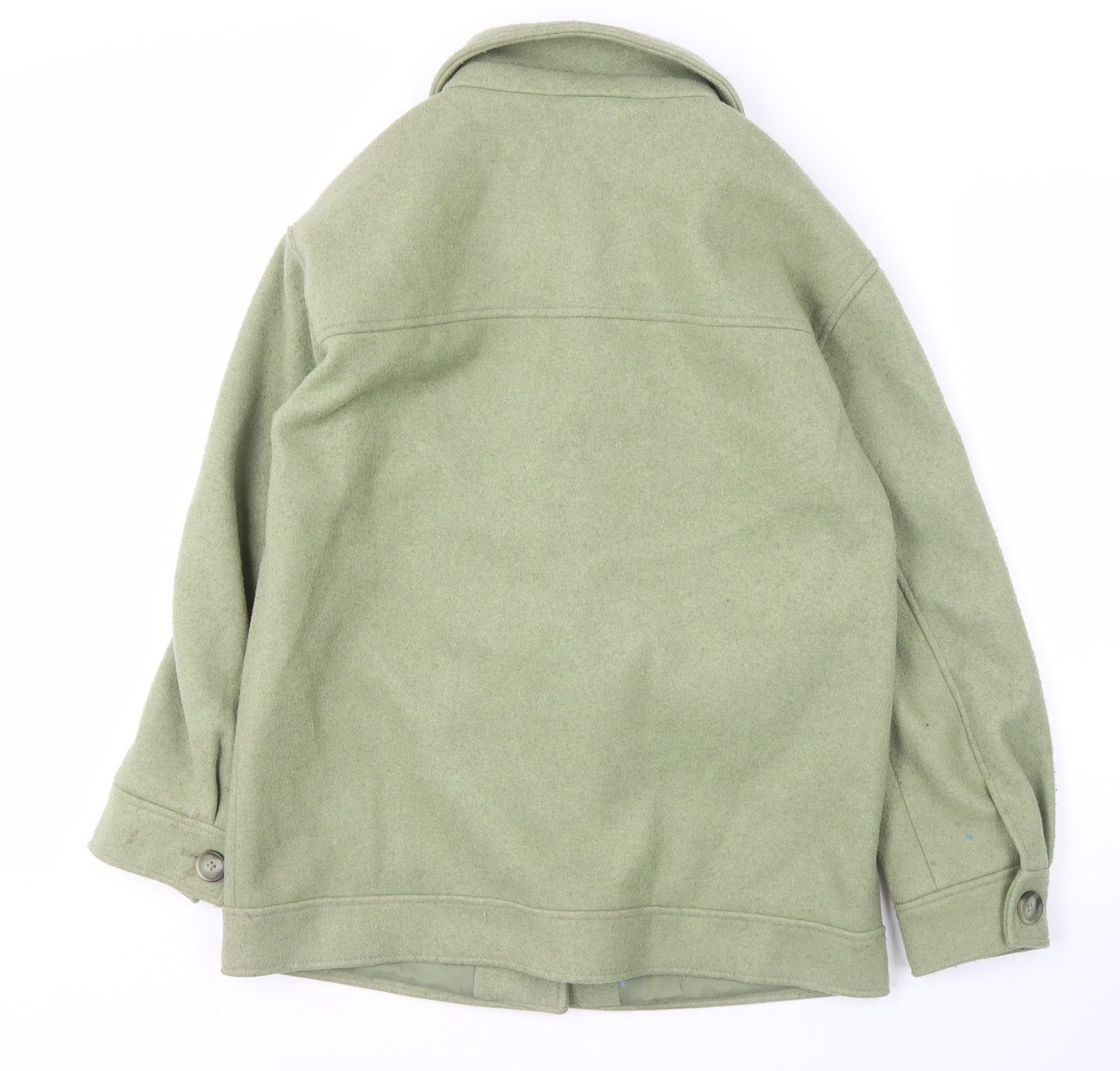 NA-KD Green Polyester Women's Mid-Length Jacket 10
