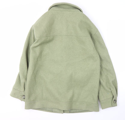 NA-KD Green Polyester Women's Mid-Length Jacket 10