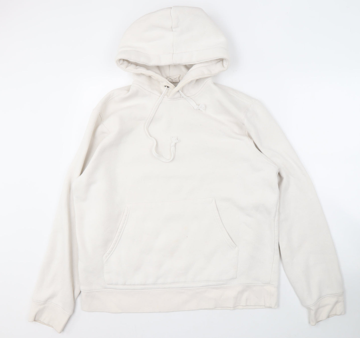 MNG Men's Ivory Pullover Hoodie, 2XL, Regular Fit