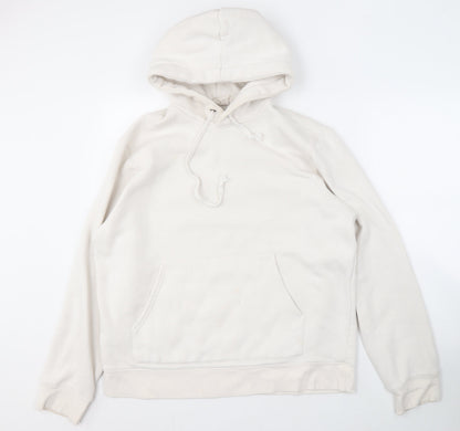 MNG Men's Ivory Pullover Hoodie, 2XL, Regular Fit
