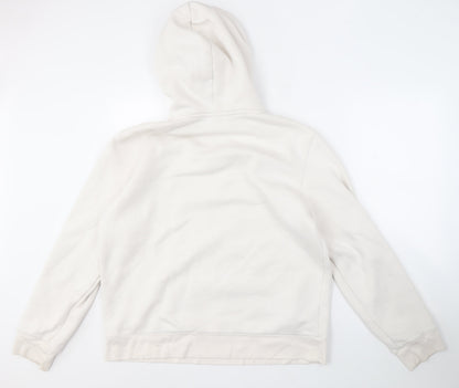 MNG Men's Ivory Pullover Hoodie, 2XL, Regular Fit