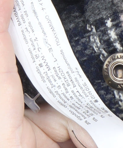 Zara Men's Multicoloured Check Bomber Jacket M