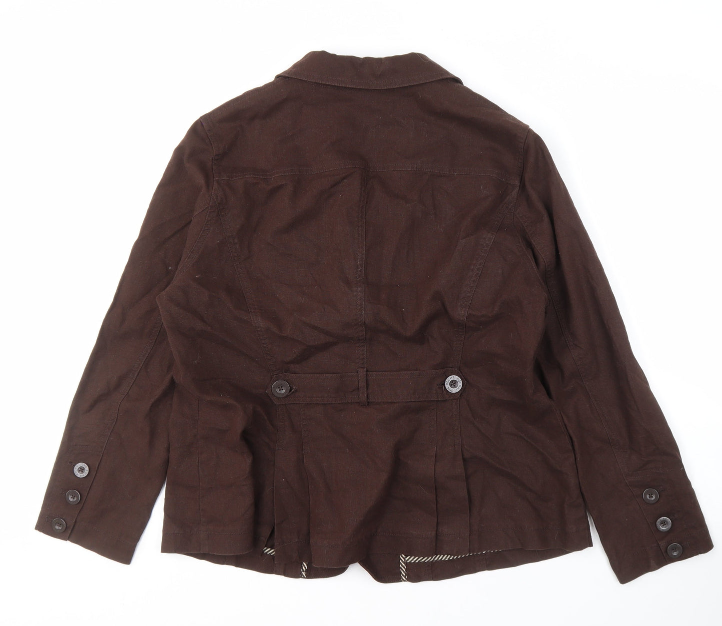 Rocha John Rocha Women's Brown Embroidered Jacket