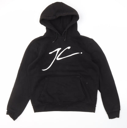 Mens UK Size M Jameson Carter Black Pullover Hoodie