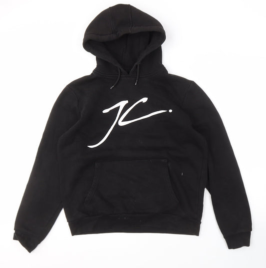 Mens UK Size M Jameson Carter Black Pullover Hoodie