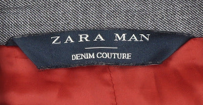 Mens UK Size 40 Zara Man Regular Grey Suit Jacket