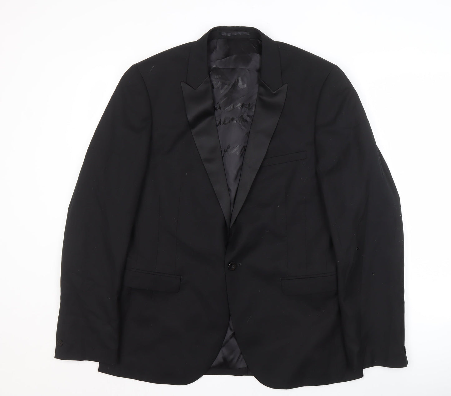White Label Men's Black Formal Blazer 42 Regular