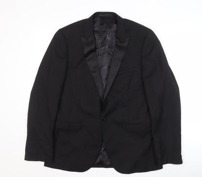 White Label Men's Black Formal Blazer 42 Regular
