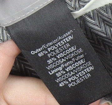 White Label Men's Black Formal Blazer 42 Regular