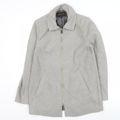 Womens UK Size 8 River Island Grey Basic Jacket