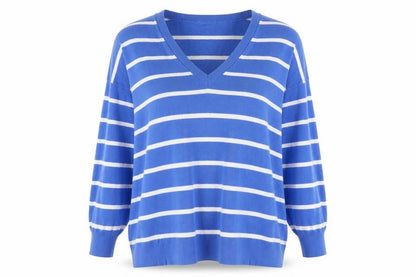 Womens UK Size 20 Roman Blue Pullover Jumper