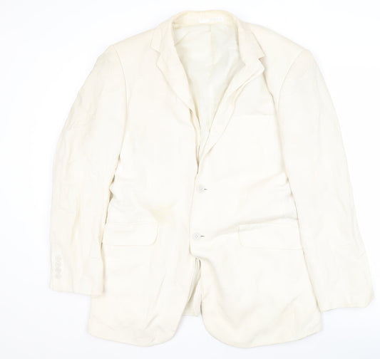 Mens UK Size 40 Milan Collection  Ivory Suit Jacket