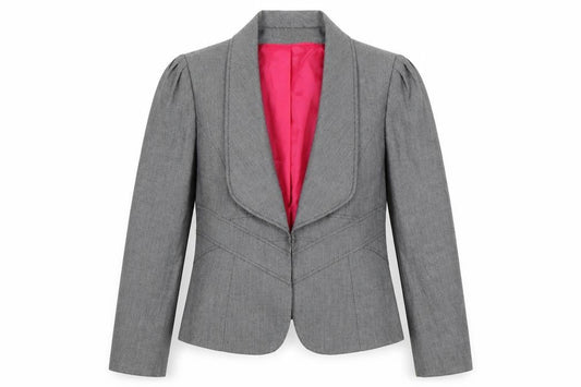 Womens UK Size 12 Marks and Spencer Regular Grey Blazer