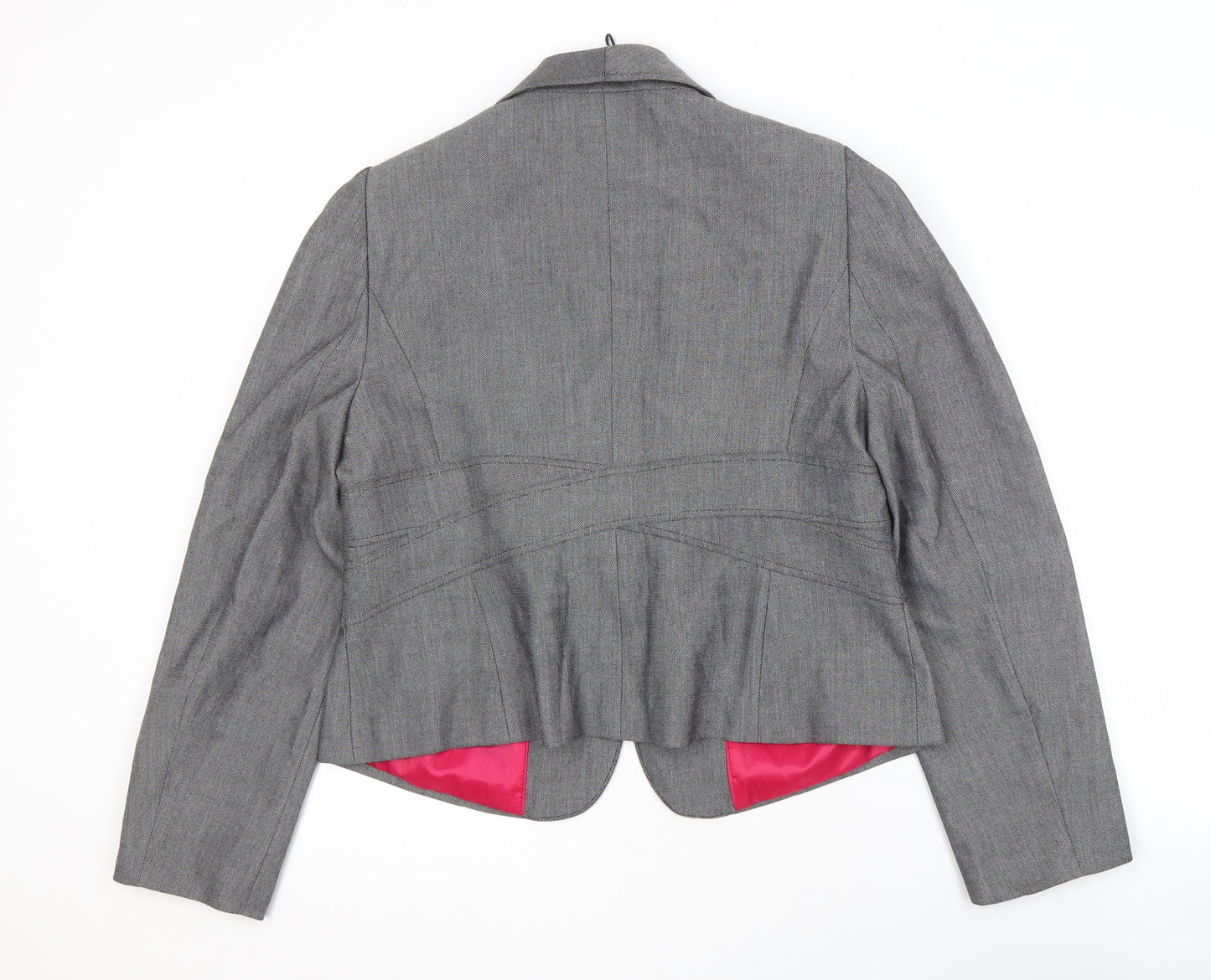 Marks and Spencer Women's Grey Blazer, Size 12, Business
