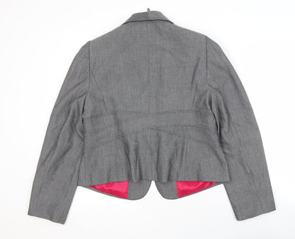 Marks and Spencer Women's Grey Blazer, Size 12, Business