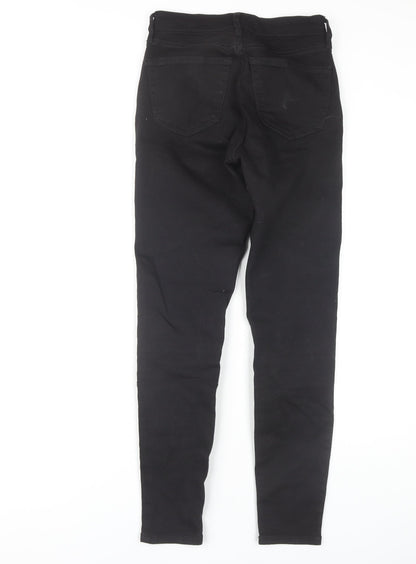 Topshop Women Black Skinny Jeans Size 26 Regular