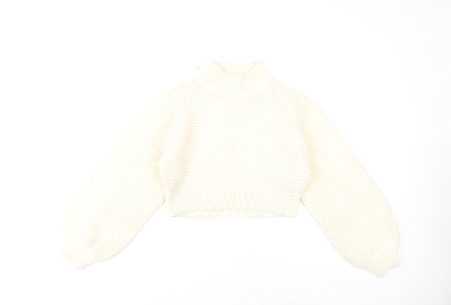 Womens UK Size S Pink Vanilla Ivory Pullover Jumper