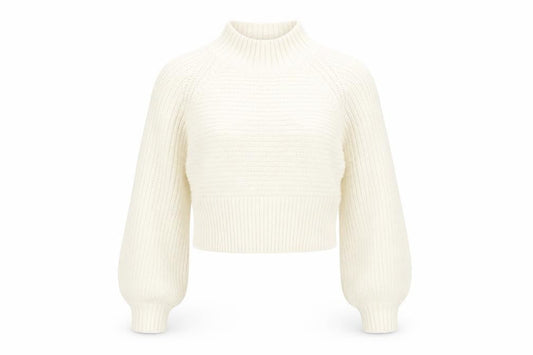 Womens UK Size S Pink Vanilla Ivory Pullover Jumper