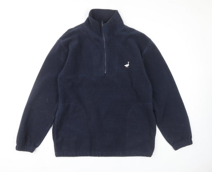 G&G Blue Fleece 1/2 Zip Sweatshirt, Unisex M