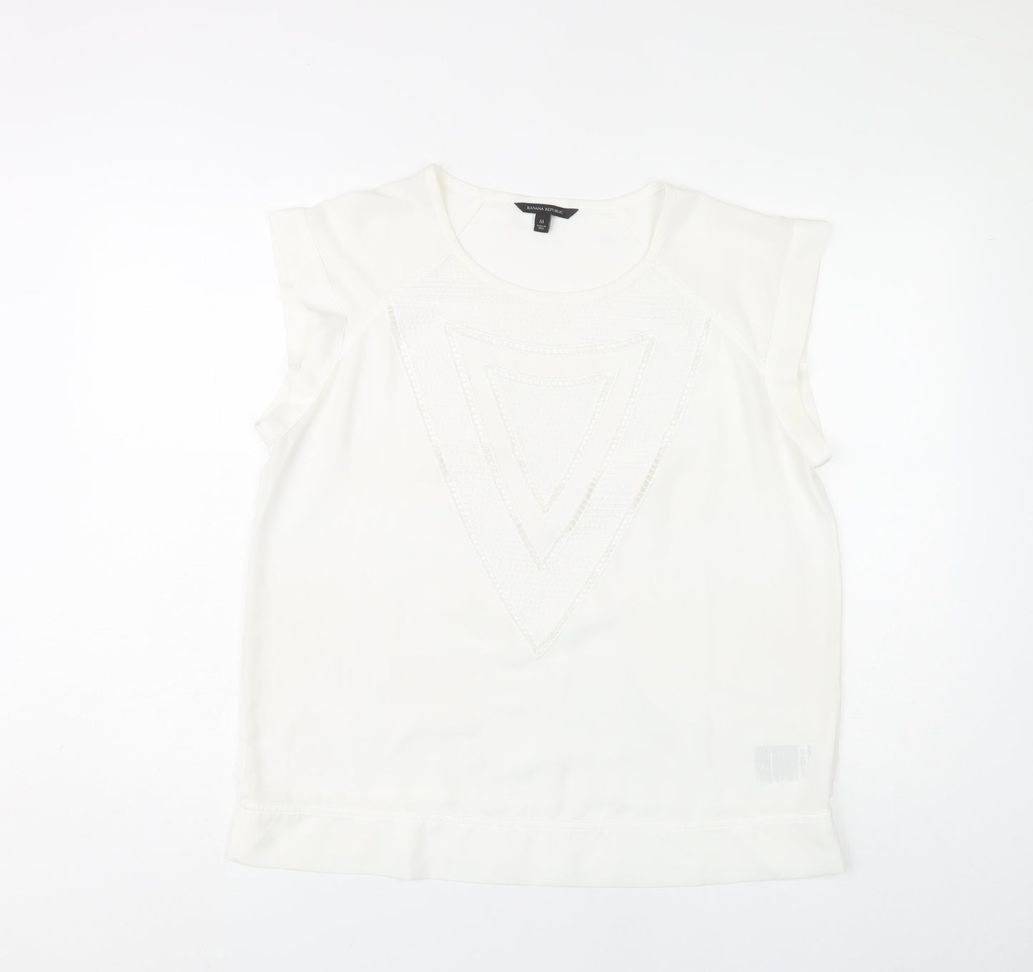 Banana Republic Women's White Sleeveless Top