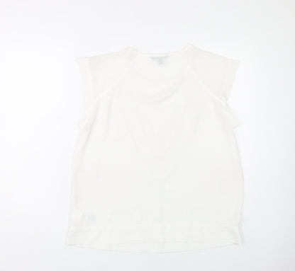 Banana Republic Women's White Sleeveless Top